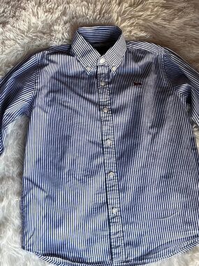 Harmont & Blaine Shirt Boys Size 8 Years Long Sleeve Button Down Dress